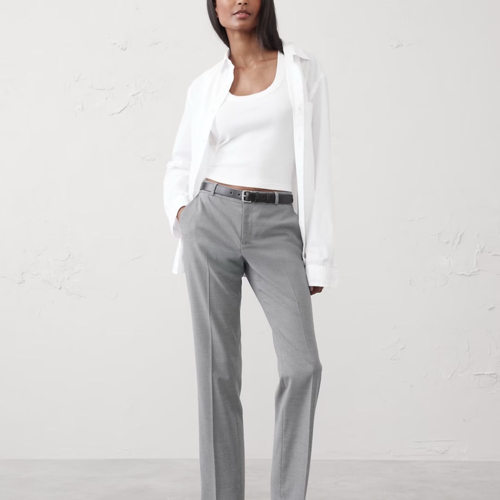New Banana republic mid rise women’s straight career pant Rayn